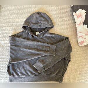 VS Pink Hoodie in Distressed Gray - Medium - EUC/no flaws